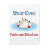 あなたの小さな子羊を浮かべるものは マグネット (縦)