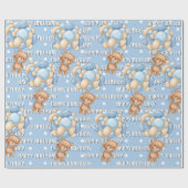あなたの小さな誕生日のための特別な贈り物 ラッピングペーパー (フラット)