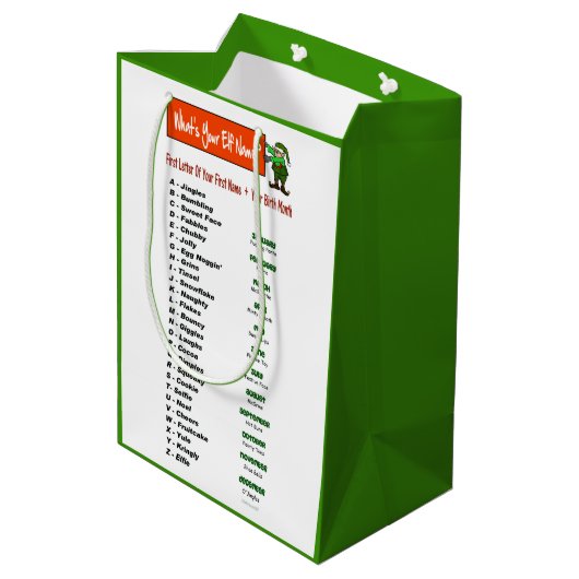 あなたの小妖精や小人の名前は何ですか。  ギフトバッグ (裏面アングル)