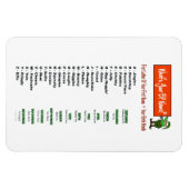 あなたの小妖精や小人名は？可撓性磁石 マグネット (横)