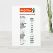 あなたの小妖精や小人名クリスマスカードは何にカスタマイズする! カード (正面)