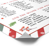 あなたの小妖精や小人名クリスマスパーティーゲームとは ポスター (角)