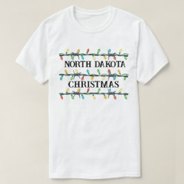 「あなたの州」バーベドワイヤー&クリスマスライト Tシャツ