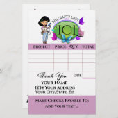 あなたの巧妙な請求書 (正面/裏面)