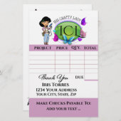 あなたの巧妙な請求書 (正面/裏面)