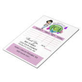 あなたの巧妙な請求書 ノートパッド (アングル)