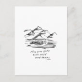 あなたの希望は野生走で自由であり得る – 感動的 ポストカード (正面)