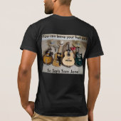 あなたの帽子を残すことができます Tシャツ (裏面)