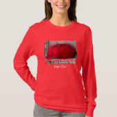 あなたの帽子を残すことができます! Tシャツ (正面)