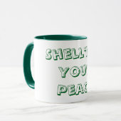 あなたの平和を守る マグカップ (正面左)