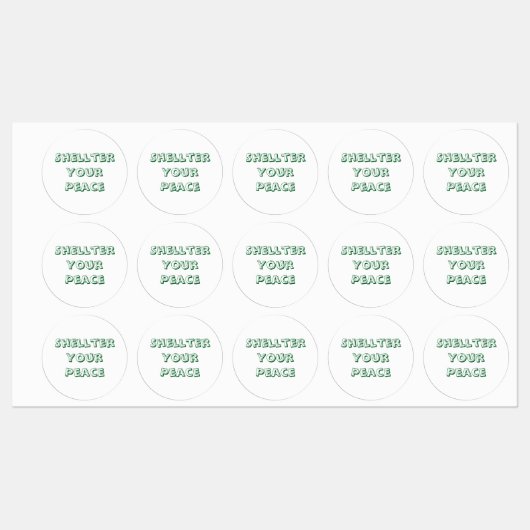 あなたの平和を守る ラベル (シート)