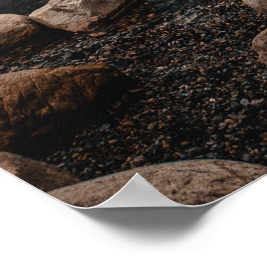 あなたの平和、美しい、落ち着きを見つける ポスター (角)