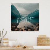 あなたの平和、美しい、落ち着きを見つける ポスター (キッチン)