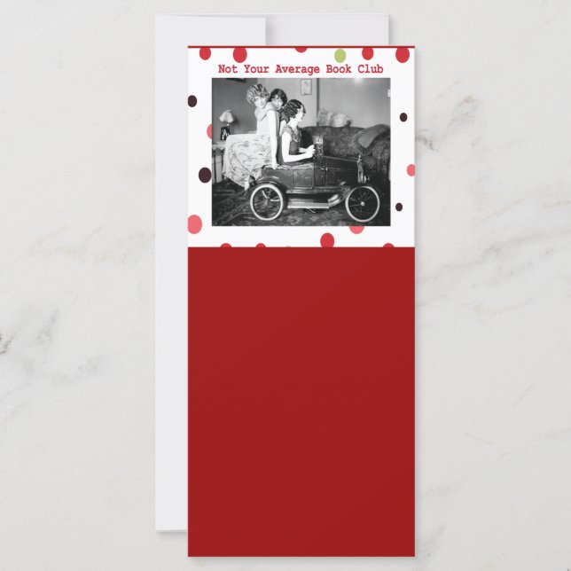 あなたの平均的なブッククラブマーカーではない (正面)