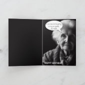 あなたの年齢のハッピーバースデー カード (内部)