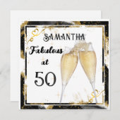 あなたの年齢の誕生日カードで素晴らしい シーズンカード (正面/裏面)