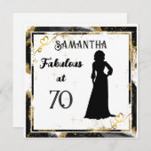 あなたの年齢の誕生日カードで素晴らしい シーズンカード (正面/裏面)