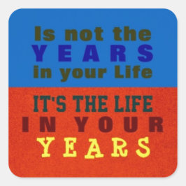 あなたの年～のシール スクエアシール