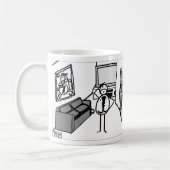 あなたの幸せ見つけて下さい コーヒーマグカップ (左)