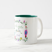 あなたの庭が着色される育つようにして下さい ツートーンマグカップ (正面右)