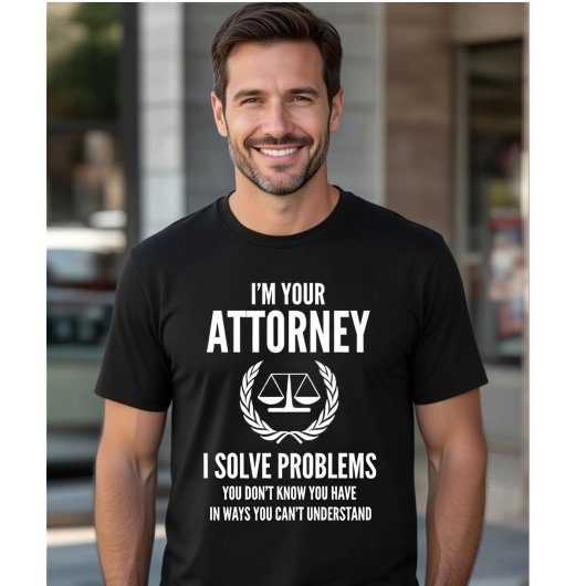 あなたの弁護士です - 隠れた問題を面白く解決します Tシャツ