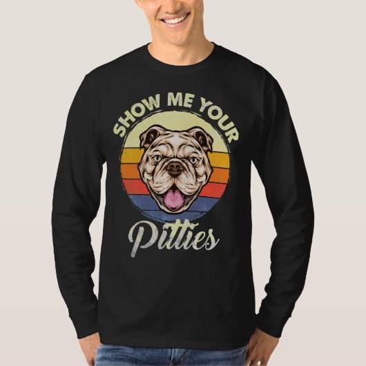 あなたの引用文の落とし穴おもしろいピットブル犬の恋人を表示 Tシャツ (正面)