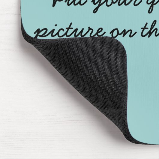 あなたの引用文を置きますか、このmousepaで…示しますか、または描いて下さい マウスパッド (コーナー)