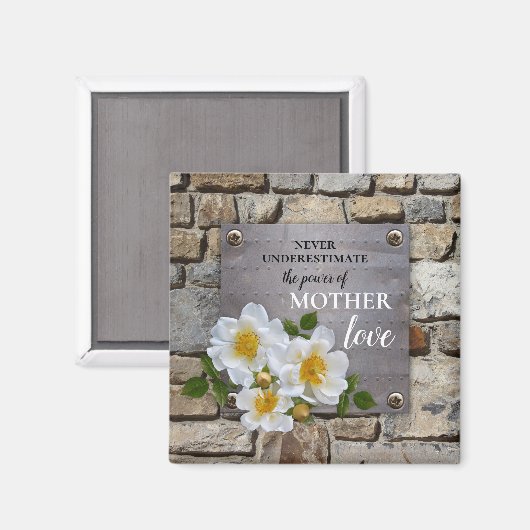 あなたの引用文オンストーンマザーズデイマグネット マグネット (正面/裏面)