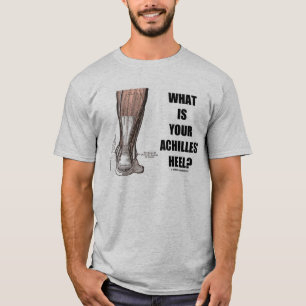 あなたの弱点は何ですか。 (かかとの解剖学) Tシャツ