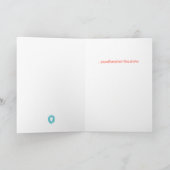 あなたの強い友人をチェックしなさい – 神からの注意 サンキューカード (内部)