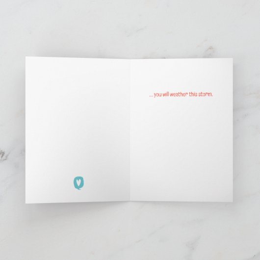 あなたの強い友人をチェックしなさい – 神からの注意 サンキューカード (内部)