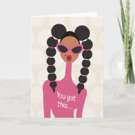 あなたの強い友人をチェックす得る サンキューカード