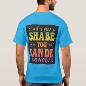 あなたの強いTシャツを見つける Tシャツ (裏面)