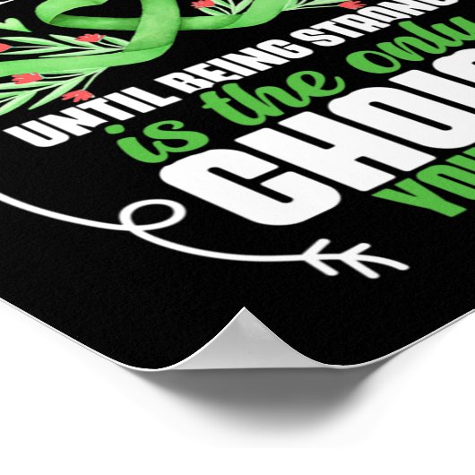 あなたの強さ – 胆管がん胆嚢 ポスター (角)