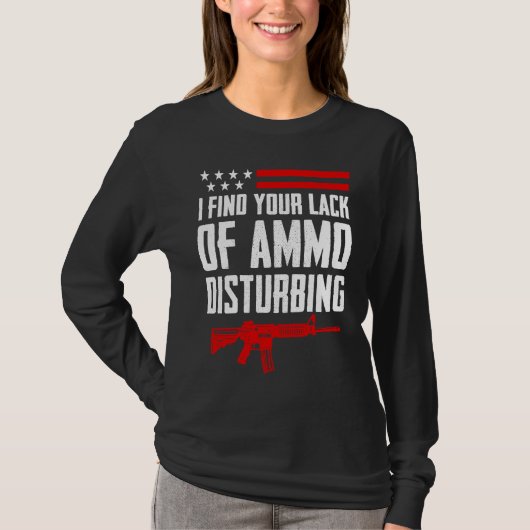 あなたの弾薬不足は心配です プロ銃 2nd A Tシャツ (正面)