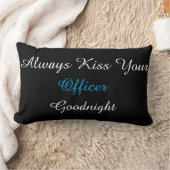 あなたの役人のGoodnight腰神経の枕に常に接吻して下さい ランバークッション (ブランケット)