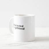 あなたの彼女のβテストをしました コーヒーマグカップ (正面左)