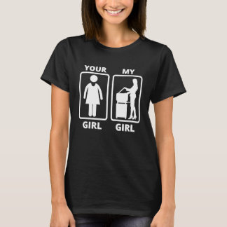 あなたの彼女 僕の彼女 奥さん 秘書 引用 アシスタント Tシャツ