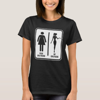 あなたの彼女vs私の彼女 tシャツ