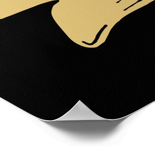 あなたの得ミーズはヘッドシェフおもしろい引用文キッチンを行った ポスター (角)