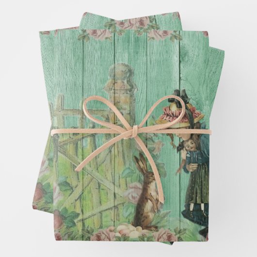 あなたの復活祭の贈り物のための美しい紙 ラッピングペーパーシート (インサイチュ)