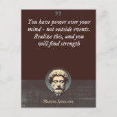 あなたの心に力がある – 外のイベントではない ポストカード (正面)