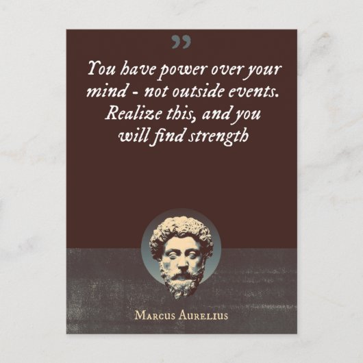 あなたの心に力がある – 外のイベントではない ポストカード (正面)