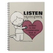 あなたの心に耳を傾けて ノートブック (正面)