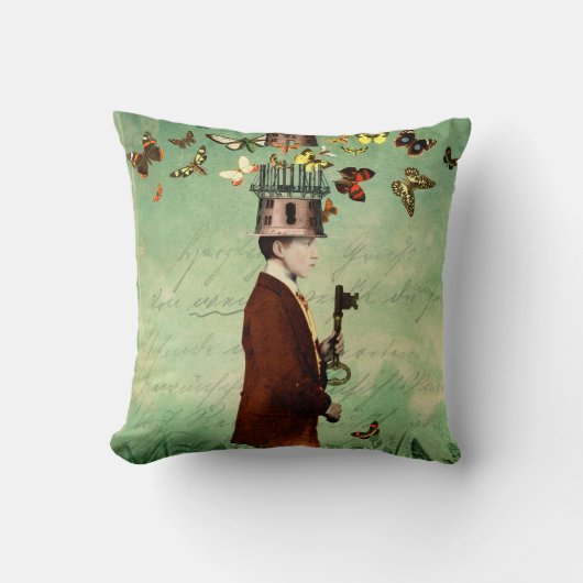 あなたの心の枕を放して下さい クッション (正面)