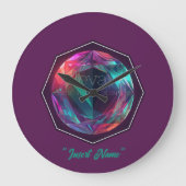 あなたの心の輝きを高める ラージ壁時計 (正面)