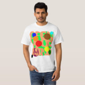 あなたの心のTシャツを開けて下さい Tシャツ (正面フル)
