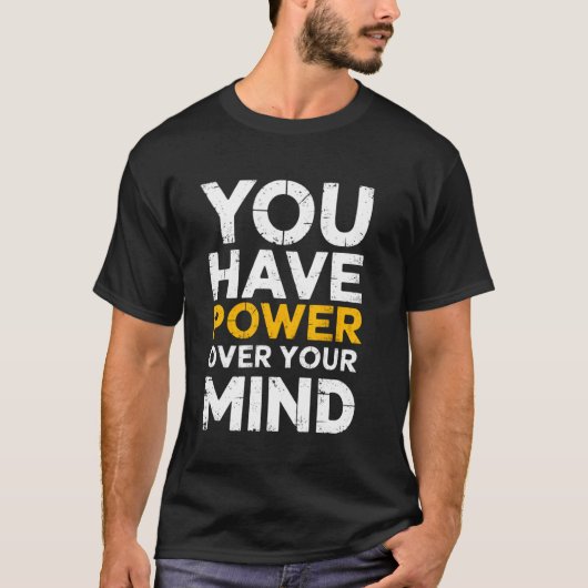 あなたの心はあなたが支配する マルクス・アウレリウス ストア Tシャツ (正面)