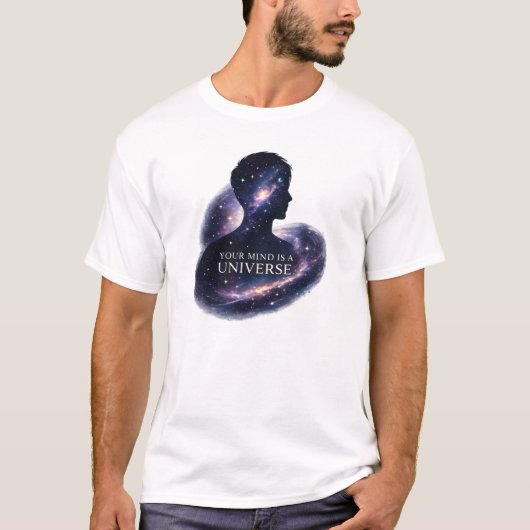 あなたの心は宇宙 Tシャツ (正面)