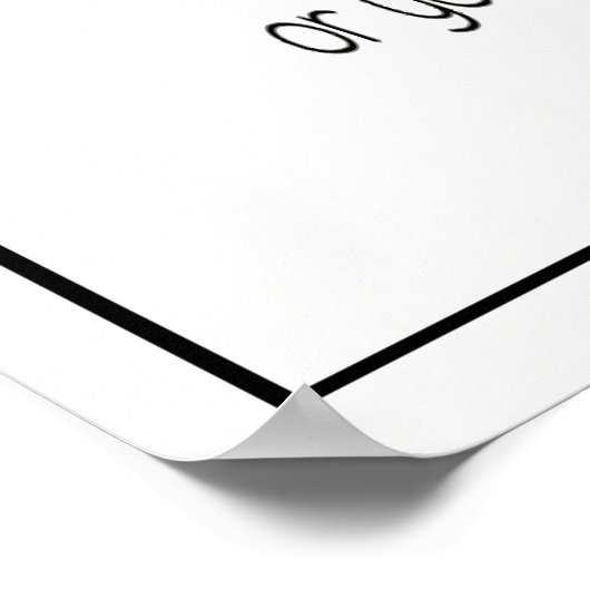 あなたの心は庭の感動的引用文 ポスター (角)